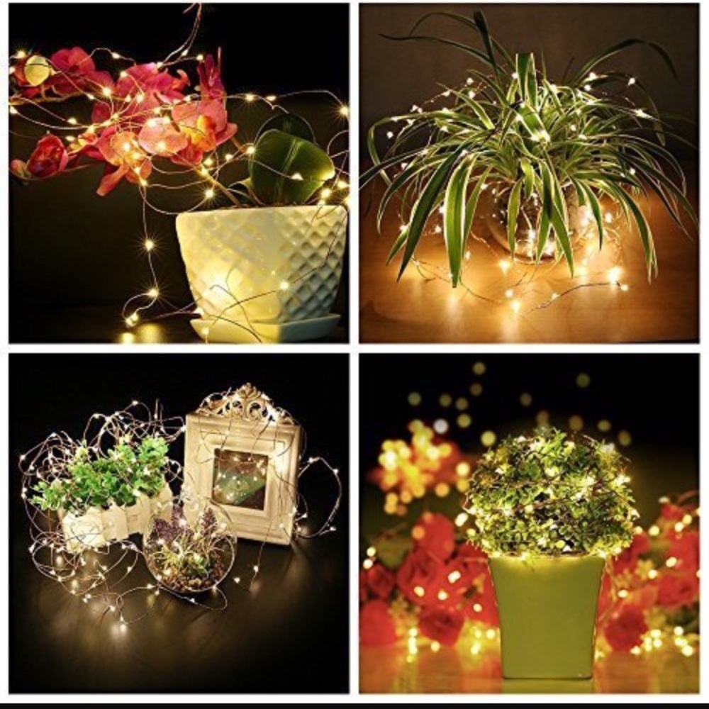 6 boxes! New 20 Led Dewdrop fairy string lights.